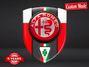 Alfa Romeo Fensteraufkleber Racing Hochwertig Robust